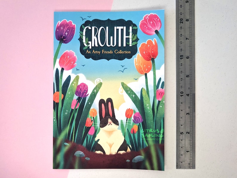 Growth Art Book Illustration Collection, Nature and Wildlife Art Zine image 3