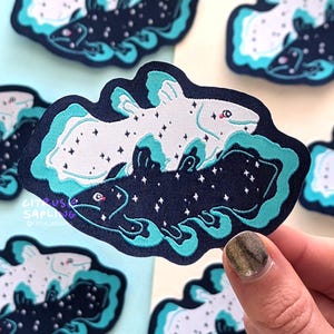 Coelacanth Iron On Patch For Jackets, Woven Applique Patch, Cute Animal Patches, Marine Biology Sea Life Gifts