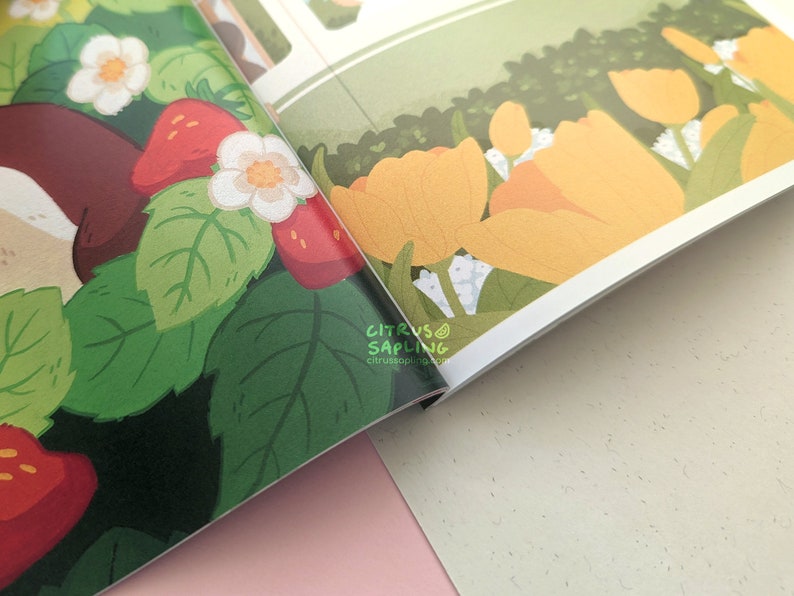 Growth Art Book Illustration Collection, Nature and Wildlife Art Zine image 4