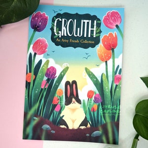 Growth Art Book Illustration Collection, Nature and Wildlife Art Zine