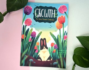 Growth Art Book Illustration Collection, Nature and Wildlife Art Zine