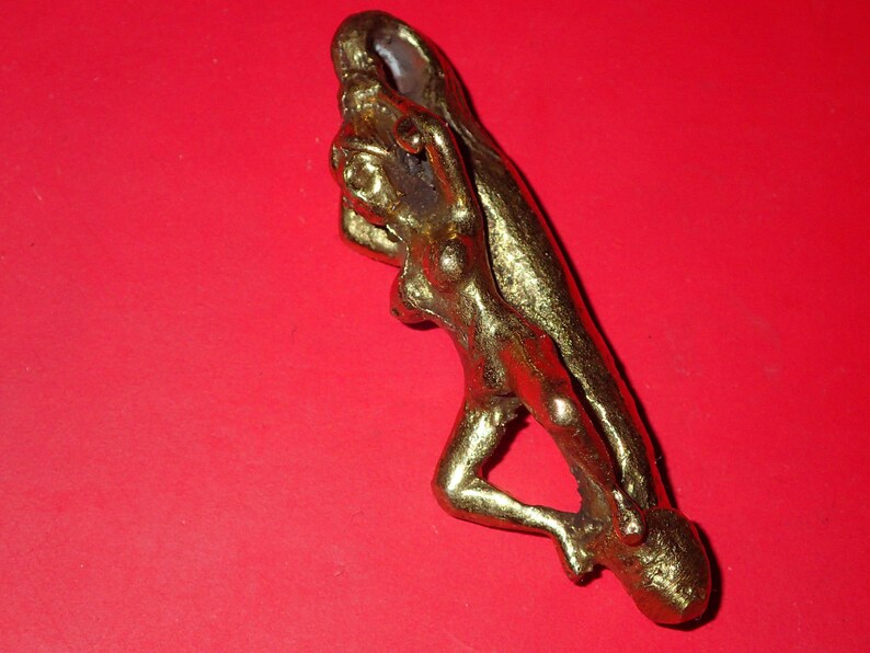 PALADKIK Statue Love Talisman Charm Luck Buddha Antique Sexual Thai Amulet Holy