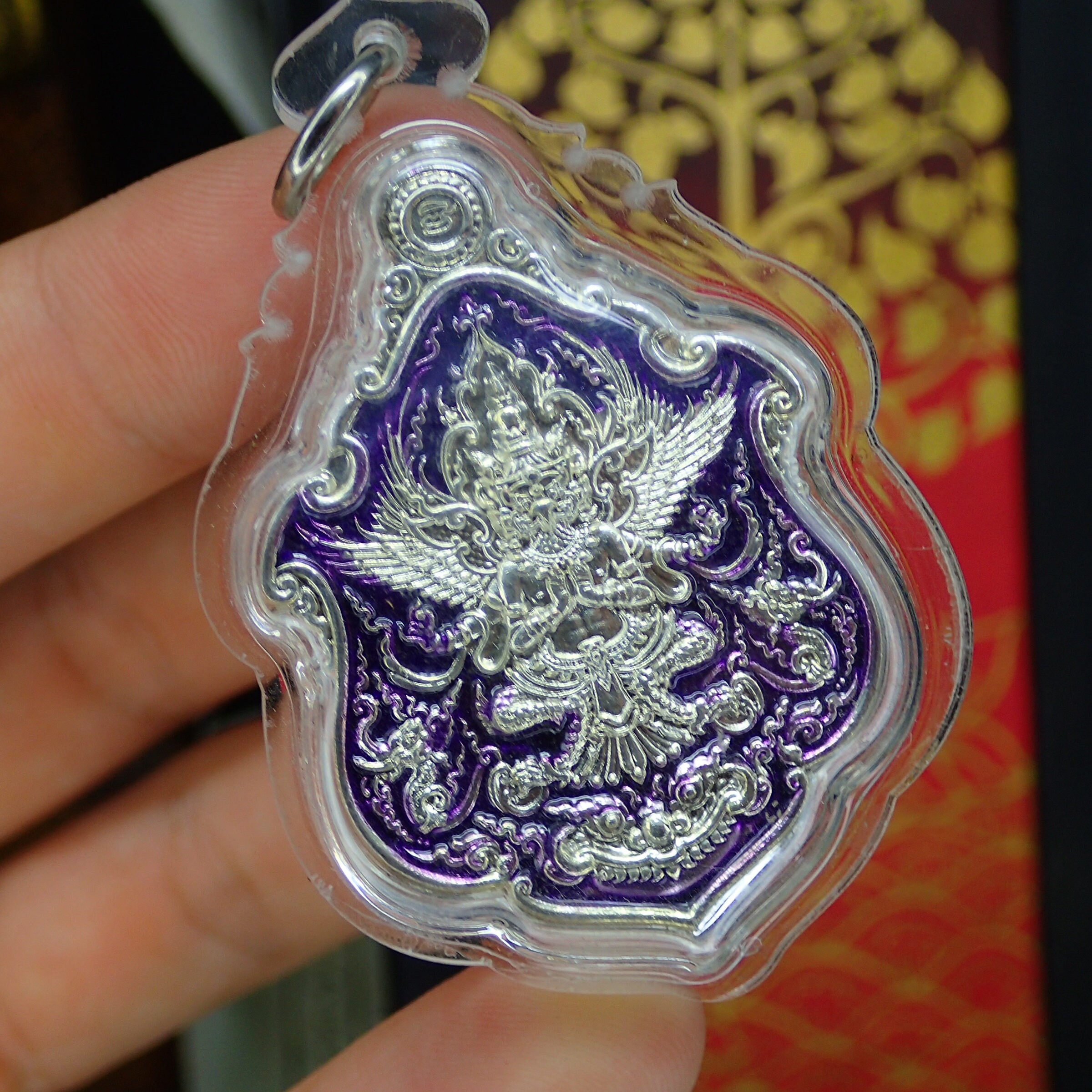 Phra Garuda Thai Amulet Garuda Magic Bird Buddhism Talisman Etsy