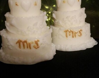 wedding cake candle etsy