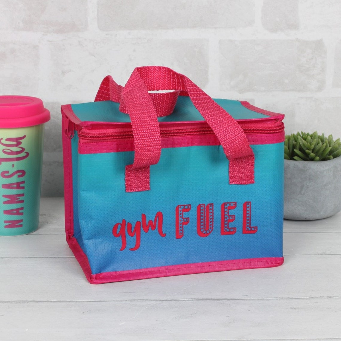 2PC Insulated Lunch Cool Bag Matching 300ml Ceramic Travel Mug Etsy UK