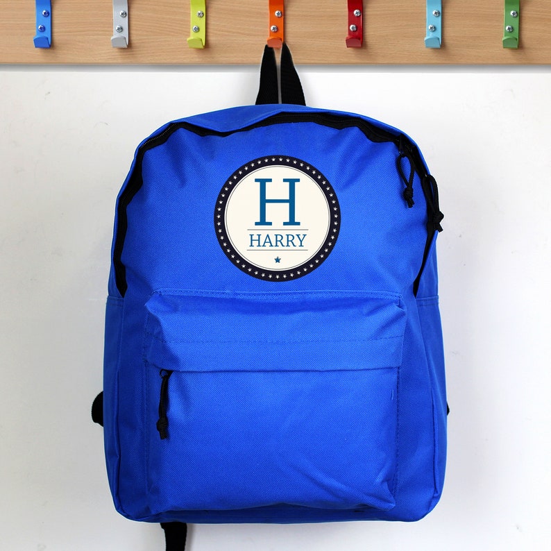 personalised boys backpack