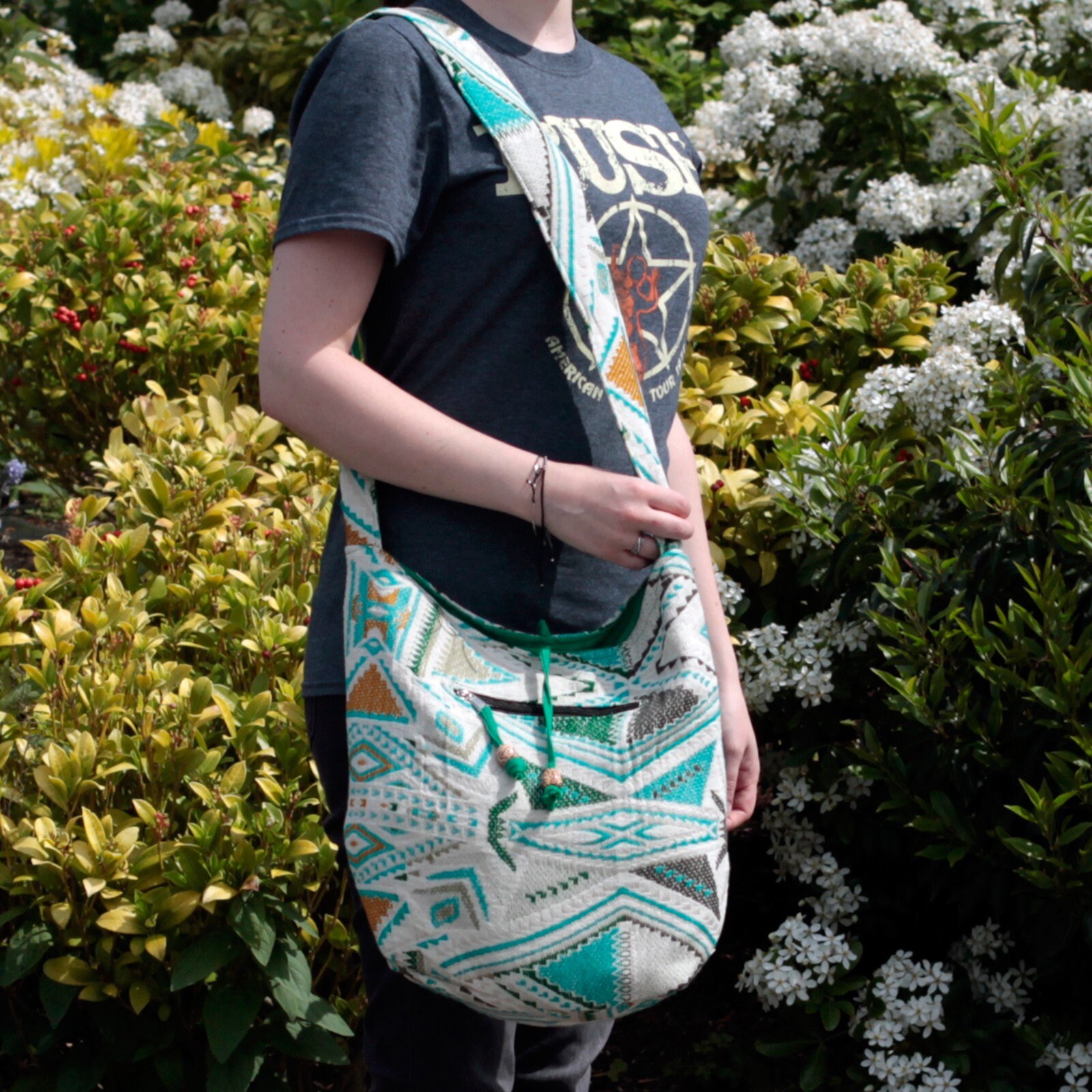 Summer Kathmandu Shoulder Bag Green 