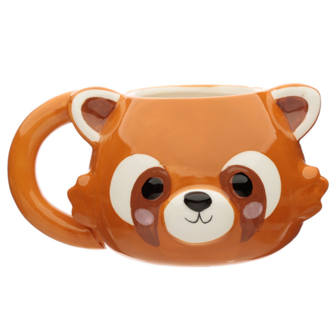 A Ceramic Cute Panda Head Shaped Mug Kids Christmas Gift Etsy