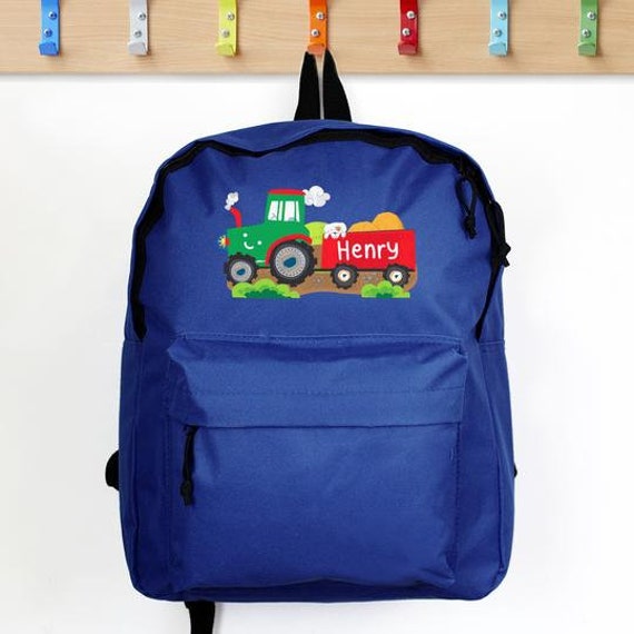 Boys tractor backpack cheap