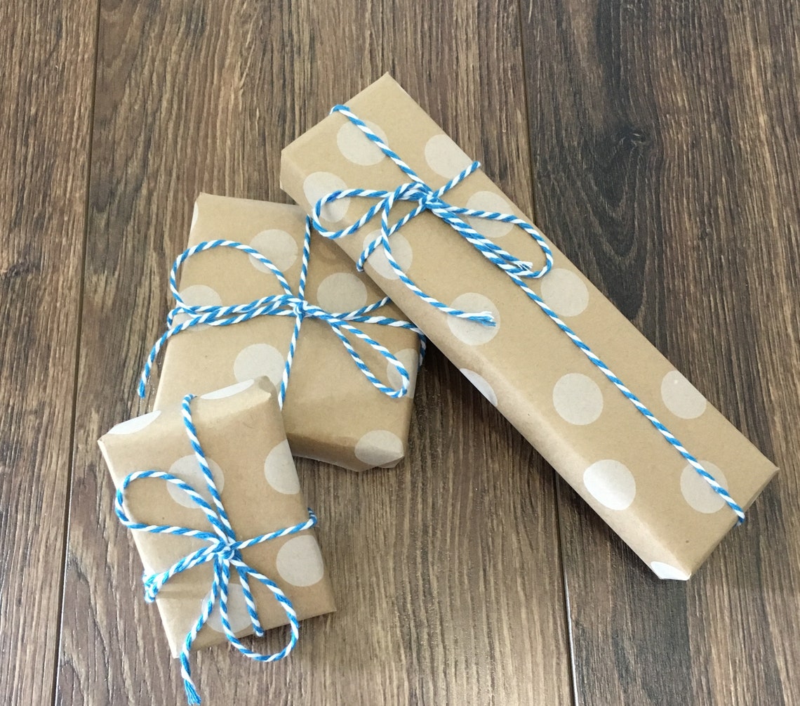 Long Brown Kraft Gift Box 8 X 2 X 7/8 Add on Note for Etsy UK