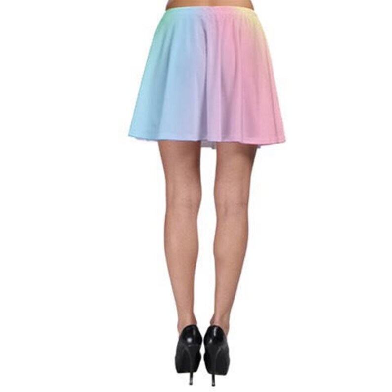 Pastel Rainbow Skater Skirt