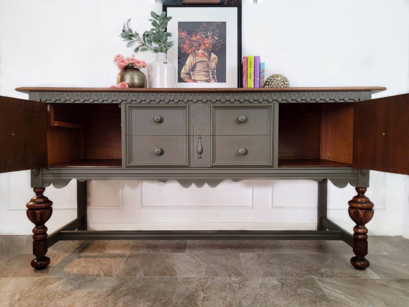 SOLD Vintage Berkey and Gay Buffet/sideboard Shipping is Etsy