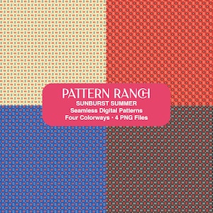 Instant  Download, Seamless Pattern, Textile Pattern, POD, Pattern Ranch, Craft Pattern, Scrapbooking, Sun Burst, Web/Blog