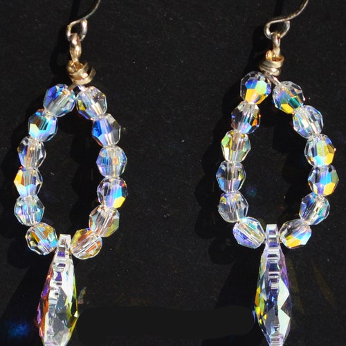 Swarovski outlet Baroque Sterling Silver Drop Earrings