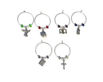 Christian Wine Charms