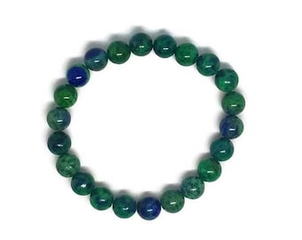 Azurite Malachite Gemstone Bracelet