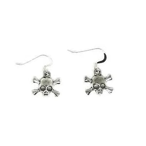 Skull and Crossbones Halloween Earrings