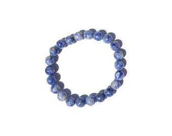 Pulsera de piedras preciosas de sodalita