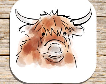 Hooglandkoeien, Koeien, Schotse Hooglanders, Babydieren, Dierenonderzetter, Babyboerderijdieren, Koekoekjesonderzetter, Schotse Hooglanders, Schotse Hooglanders, Schotse Hooglanders