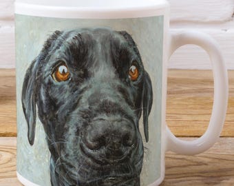 Black Labrador Puppy Mug, Black Labrador, Labradors, Labrador Gifts, Retriever Dog Gifts, Labrador Puppy Cup
