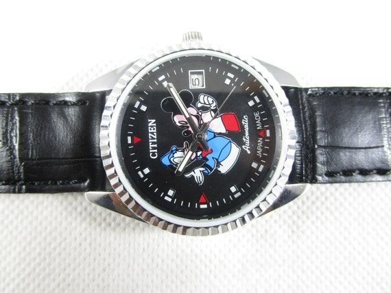 Vintage CITIZEN CARTOON Automatic Date Pre-owned … - image 3