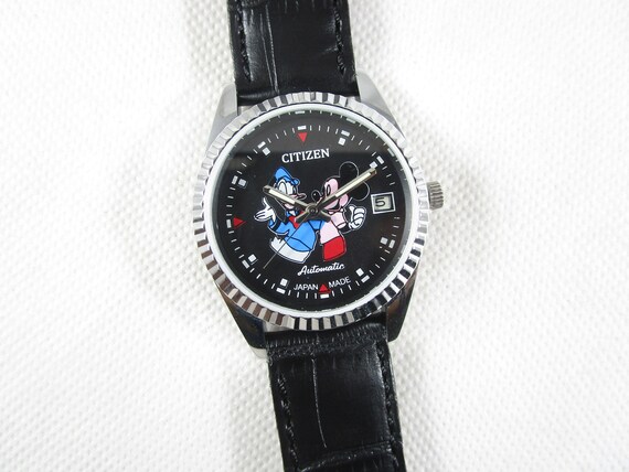Vintage CITIZEN CARTOON Automatic Date Pre-owned … - image 4