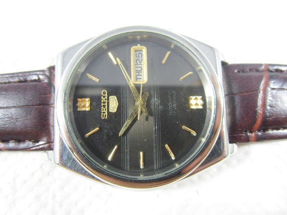 Vintage SEIKO 5 7009A 17J Automatic Day Date Original Dial - Etsy Israel
