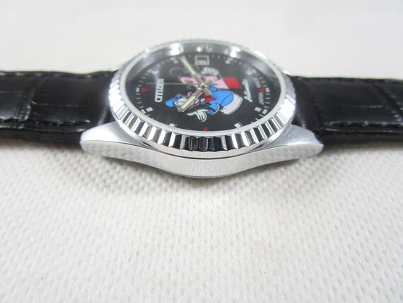 Vintage CITIZEN CARTOON Automatic Date Pre-owned … - image 7