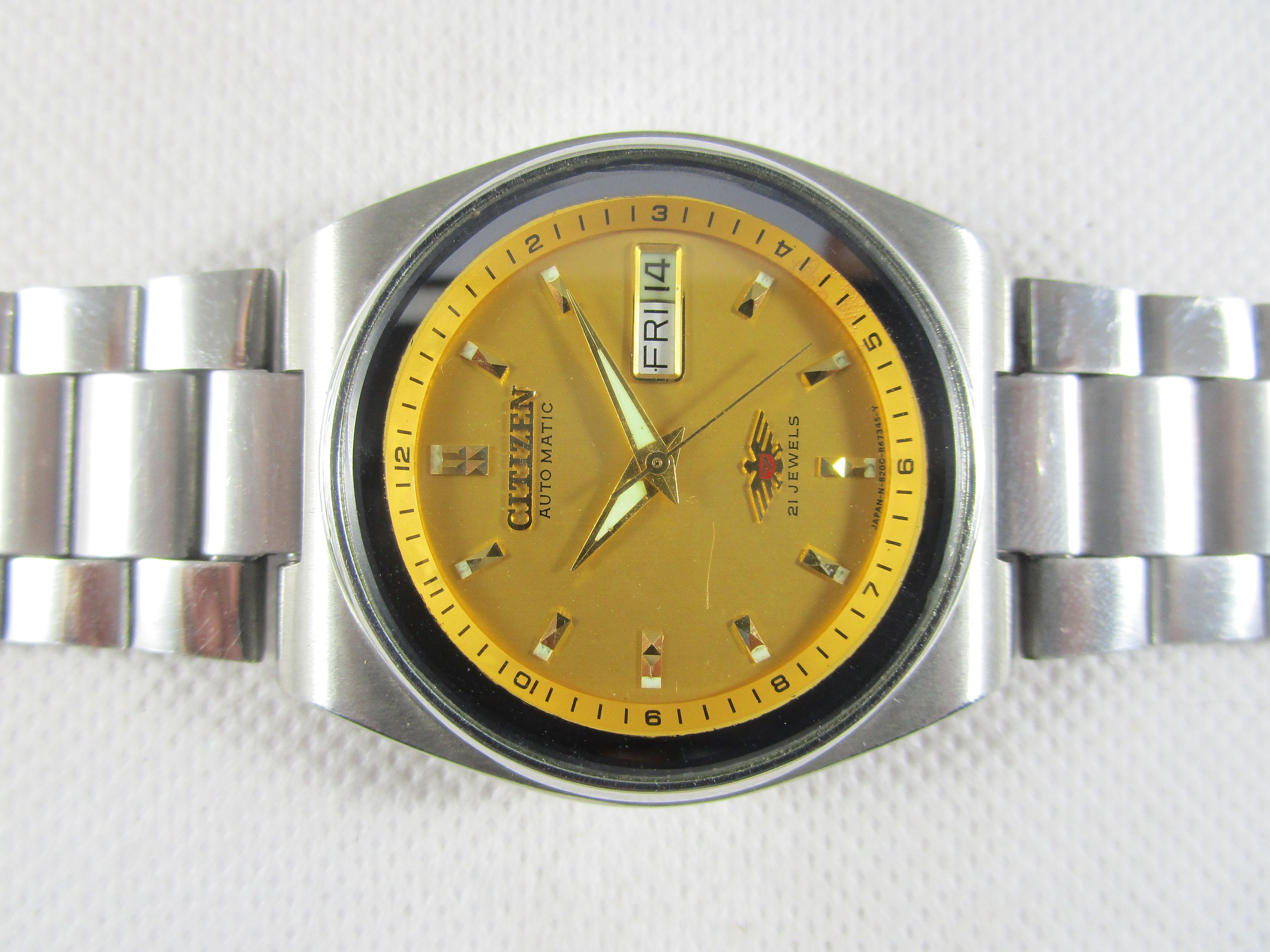 Buy Vintage CITIZEN 21 Jewels Automatic Day date Japan Wrist Watch