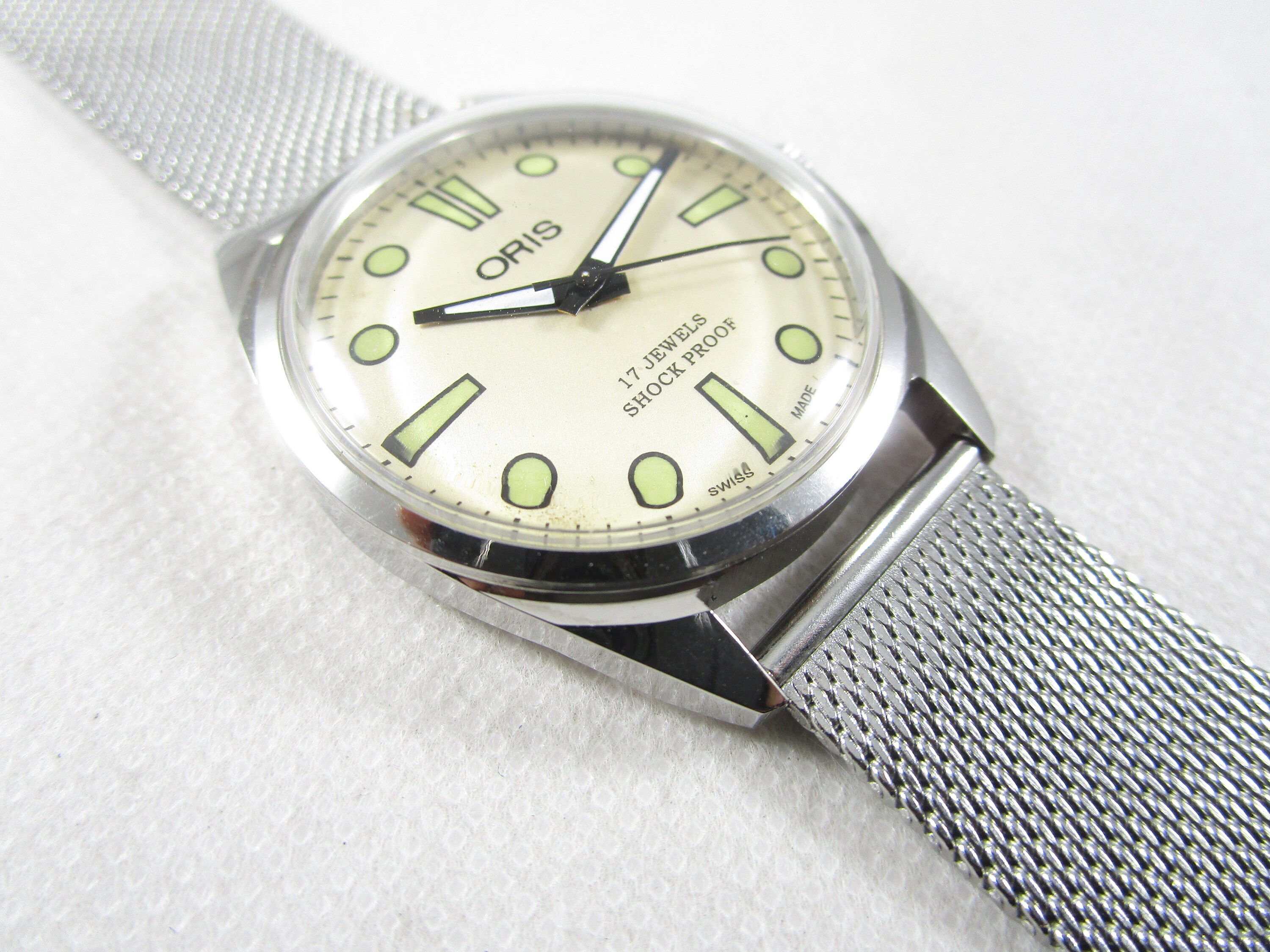 Refurbished ORIS 17 JEWELS Hand Winding Gent s Pre owned Swiss
