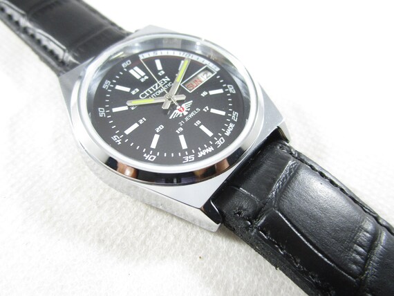 Vintage CITIZEN 8200 Automatic 21 Jewels Day-Date… - image 6