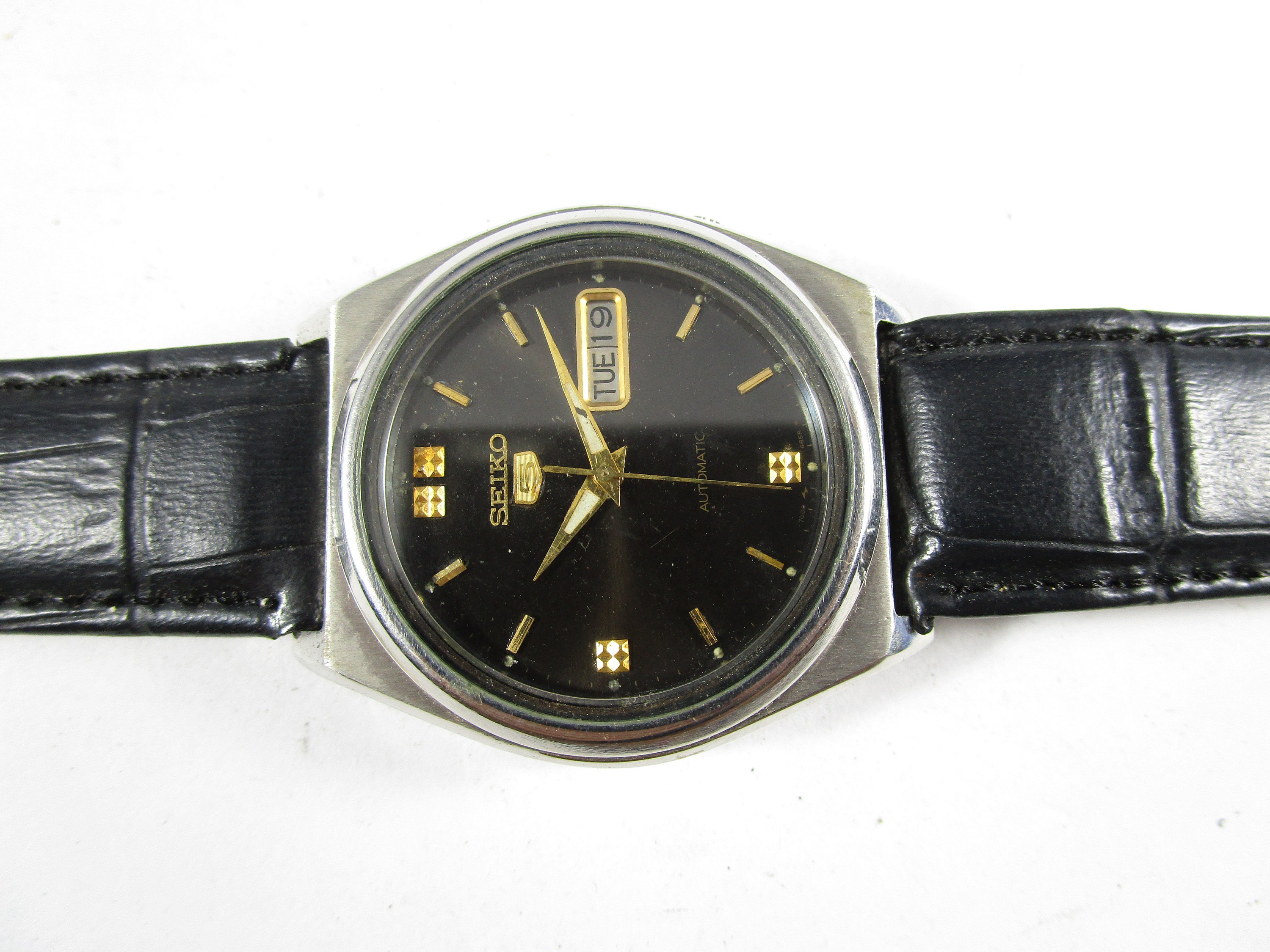 SEIKO 5 Vintage Automatic Day Date Original Dial Gent's - Etsy UK
