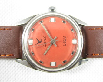 vintage CAMY 17 rubis remontage manuel montre homme suisse d'occasion # Z921