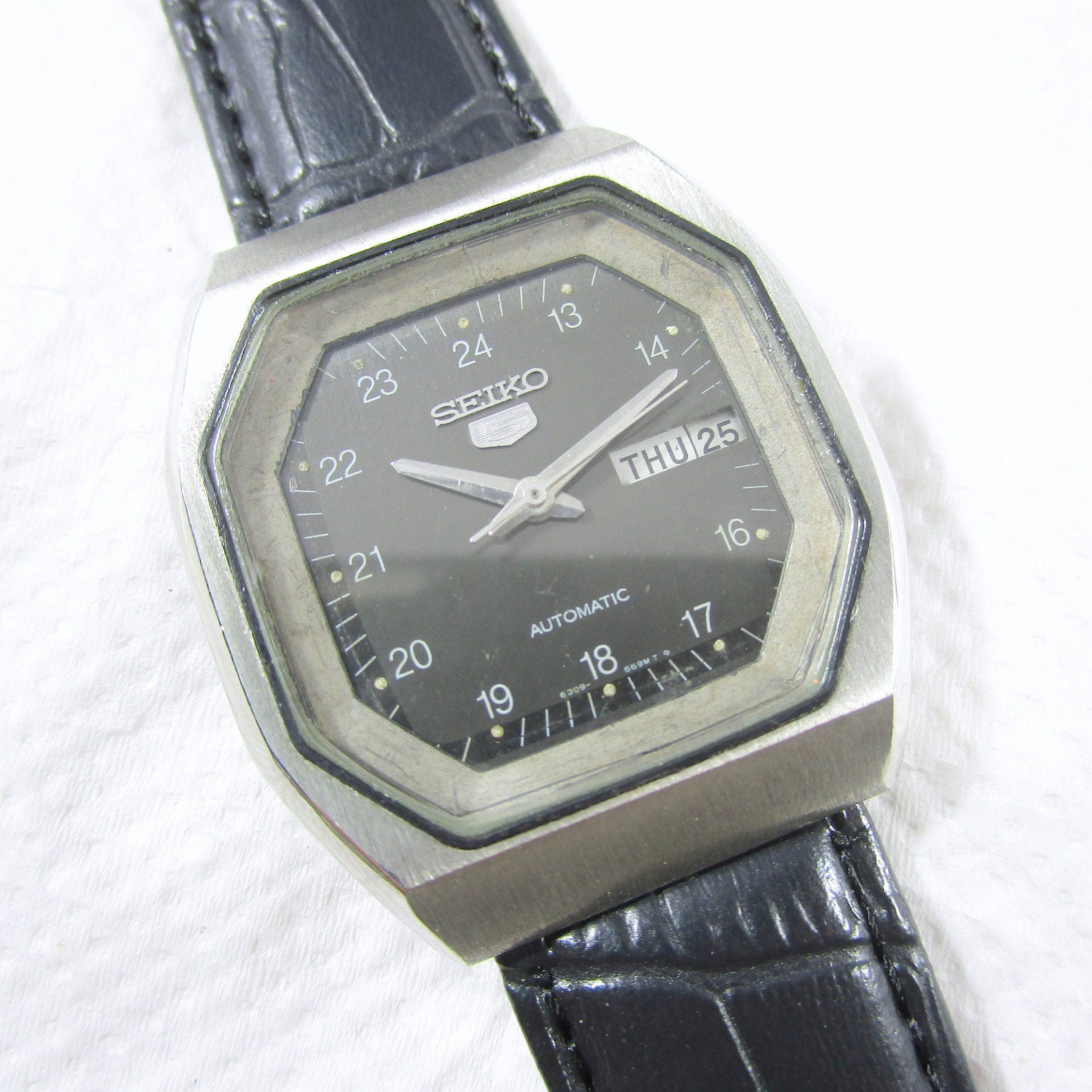 SEIKO 5 Vintage  17 JEWELS Automatic Day Date Original - Etsy