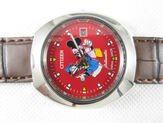Vintage CITIZEN CARTOON Automatic Date Pre-owned … - image 2