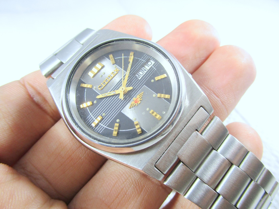 Vintage CITIZEN 21 Jewels Automatic Daydate Original Dial Men Etsy