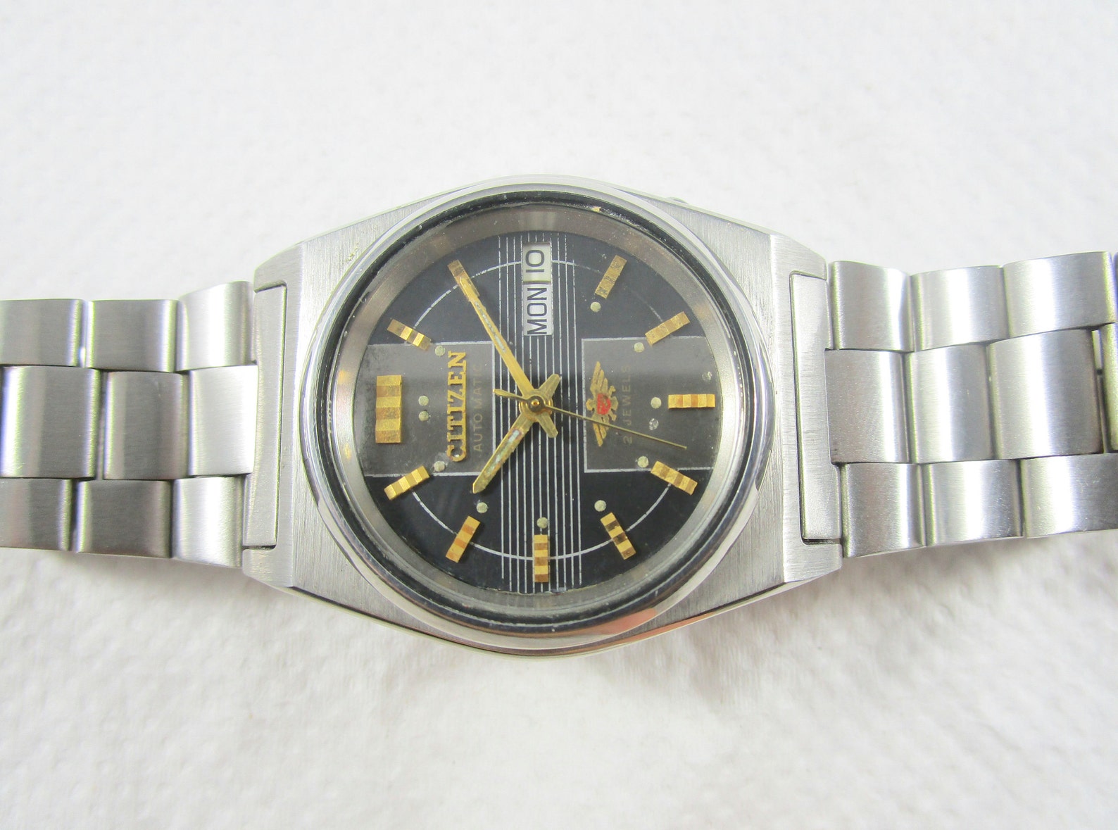 Vintage CITIZEN 21 Jewels Automatic Daydate Original Dial Men Etsy