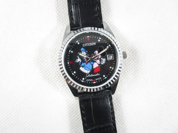 Vintage CITIZEN CARTOON Automatic Date Pre-owned … - image 5