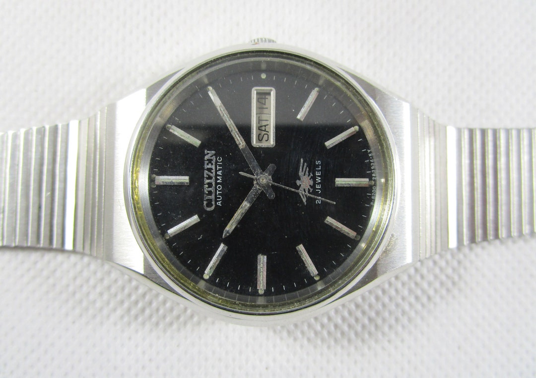 Montre Citizen Automatique Vintage – 21 Rubis, Acier Inoxydable, Années 70