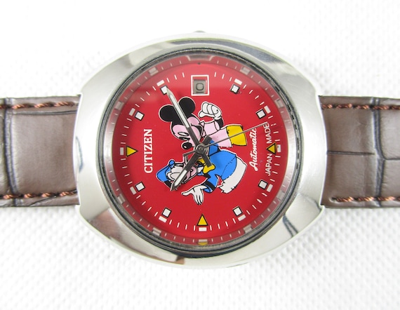 Vintage CITIZEN CARTOON Automatic Date Pre-owned … - image 1
