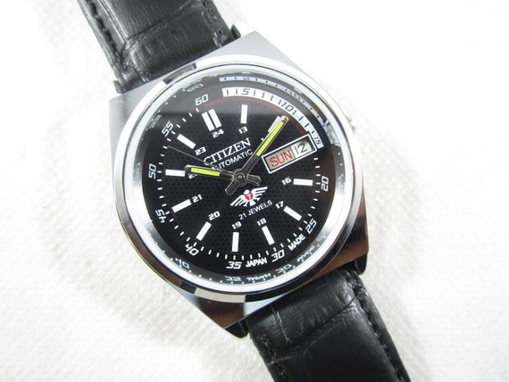 Vintage CITIZEN 8200 Automatic 21 Jewels Day-Date… - image 4