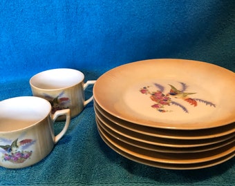 German Tea Cups and Saucers