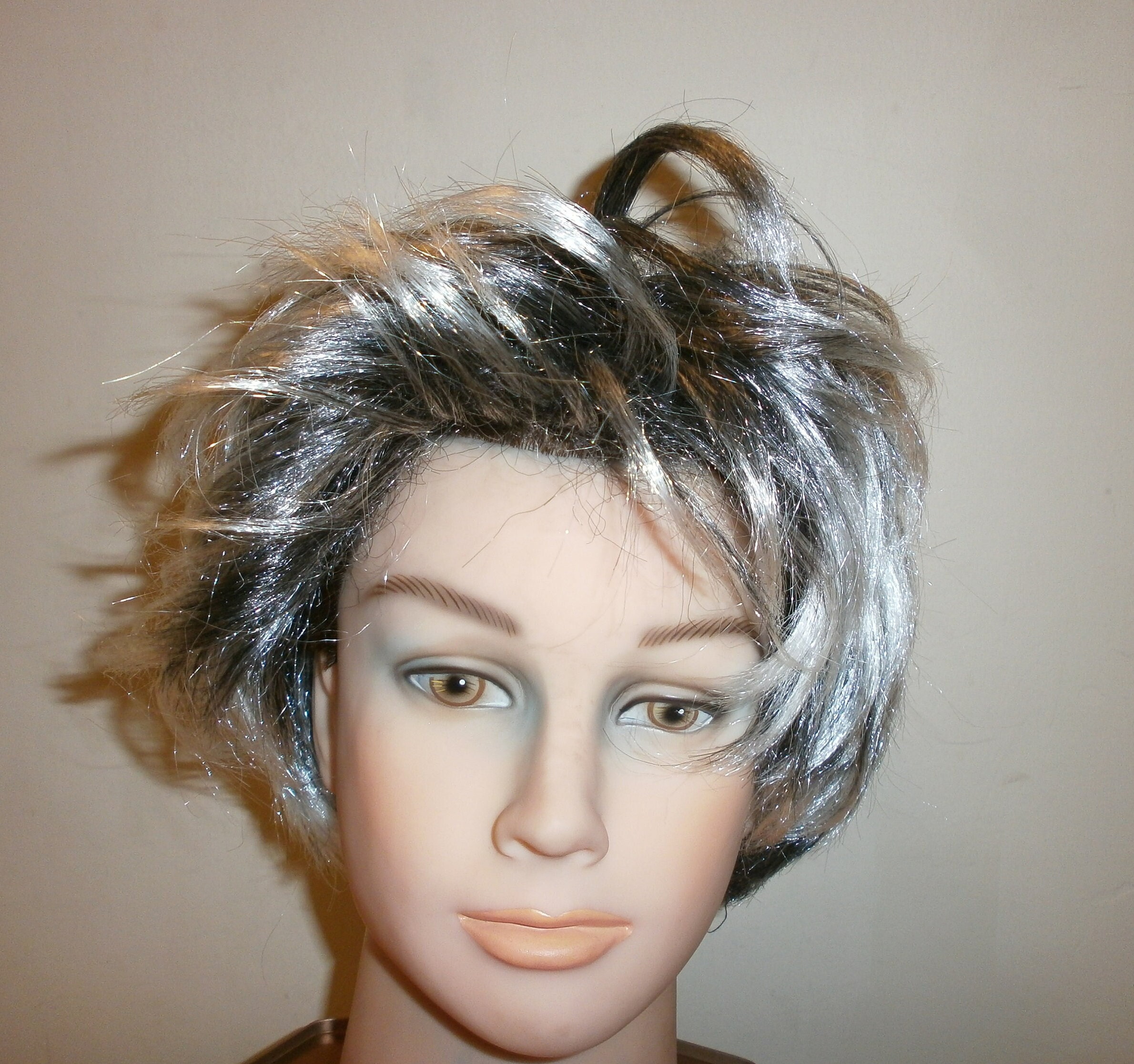 Kids old 2024 man wig