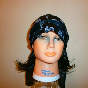 Durag / Du-rag / Do-rag / Bandana - Unisex - Black – AfricanFabs