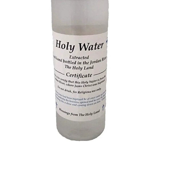 Holy Water From River Jordan, The Holy Land , Please read description