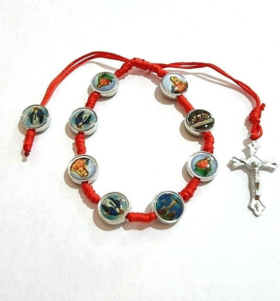 Buy St. Michael Bracelet, Chain Bracelet, St. Michael Medal, Catholic  Bracelet, Holy Bracelet, St Raphael, Guardian Angel, All Saints Bracelet  Online in India - Etsy