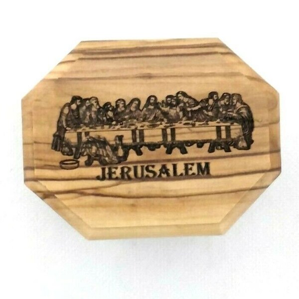 Last Supper Rosary Box Etsy