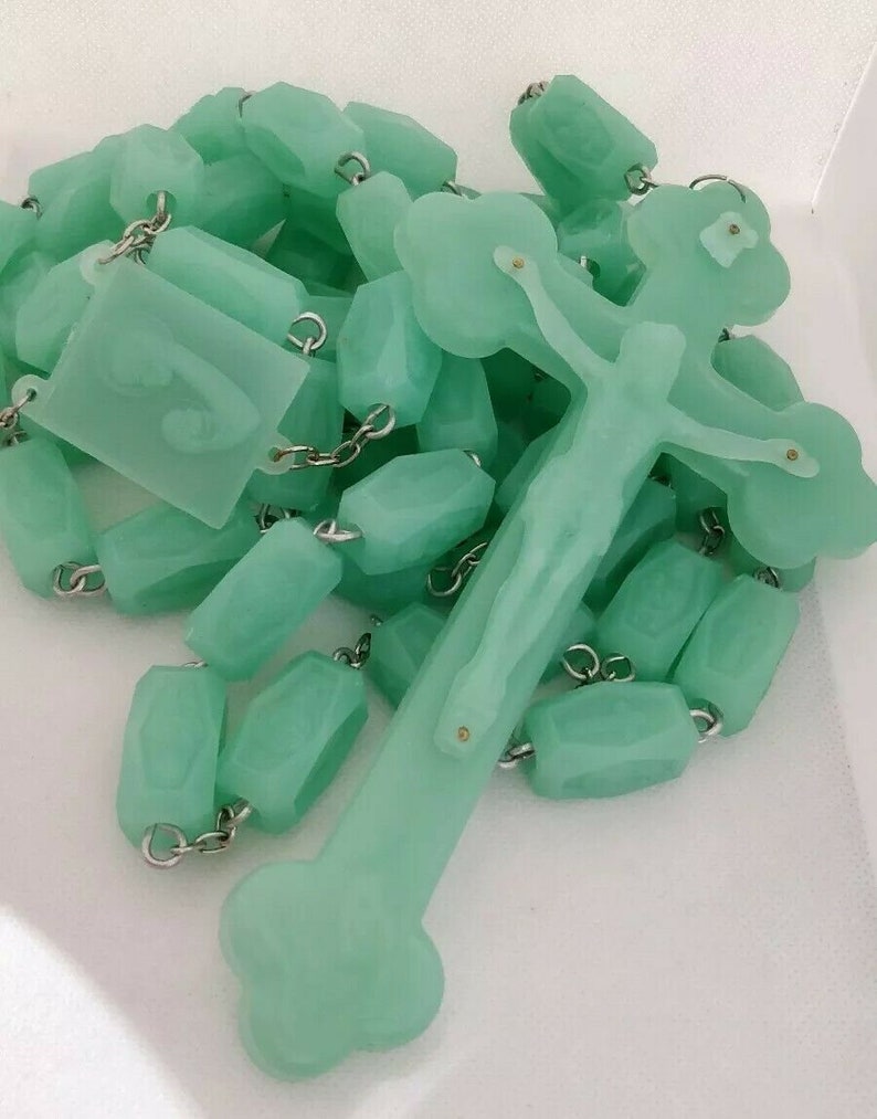 Large Luminous Glow in the dark wall Rosary beads 1.5 m Etsy