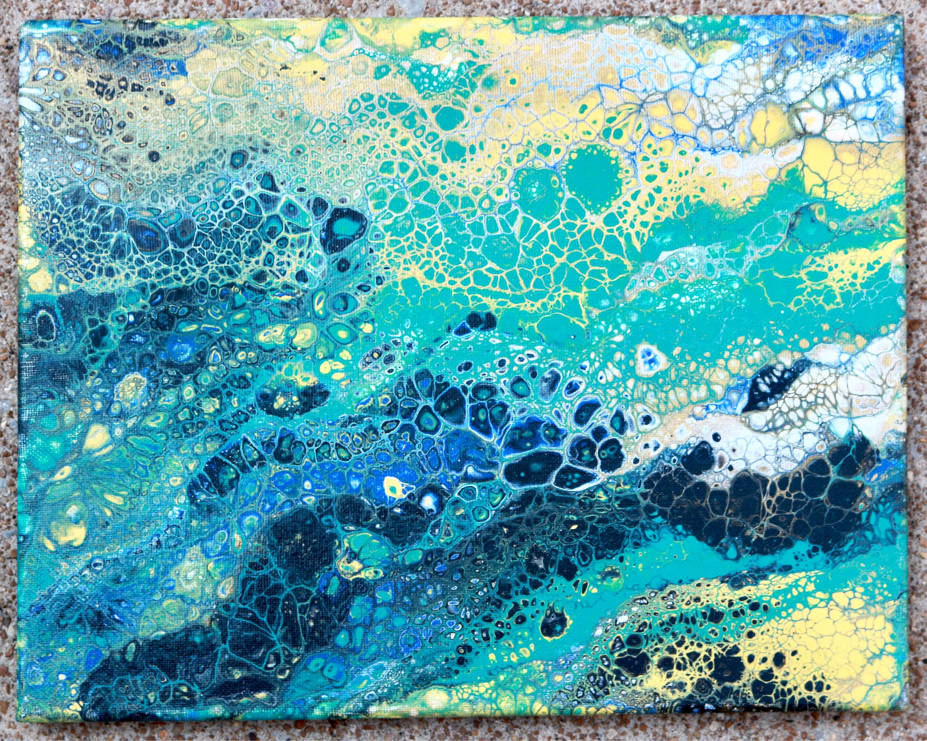 Fluid acrylic painting Etsy