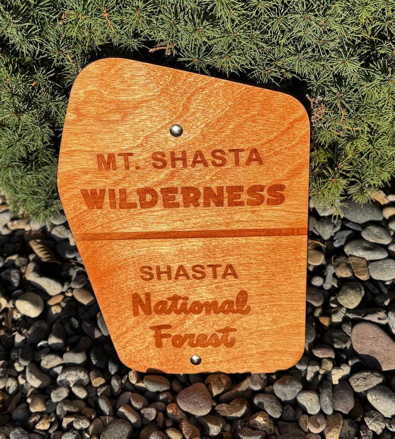 Wilderness Sign Example Wilderness Custom National Forest Trail Sign - Etsy